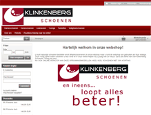 Tablet Screenshot of klinkenbergschoenen.com